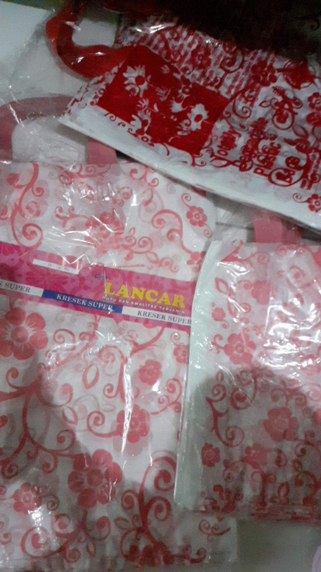 3 Pak (3 X 1 Pack) Kantong Plastik Bunga Paseo Uk 30