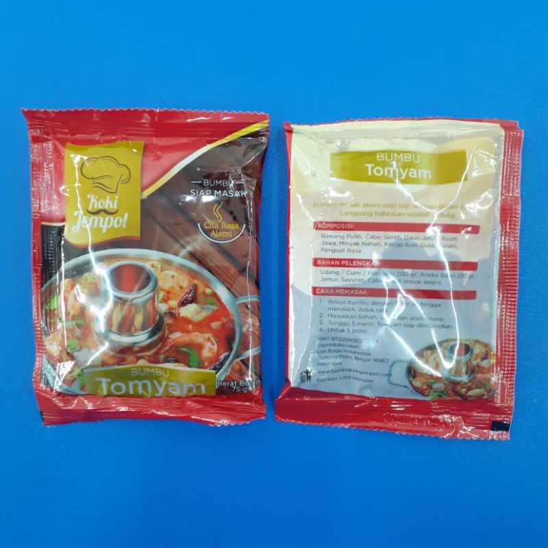 

Bumbu tomyam KOKI JEMPOL 75gr