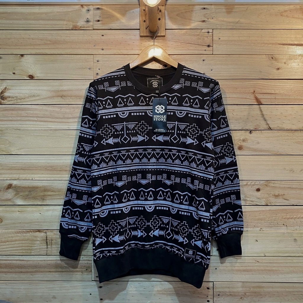 [COD] Sweater Crewneck Pria / Wanita Single Stone Original