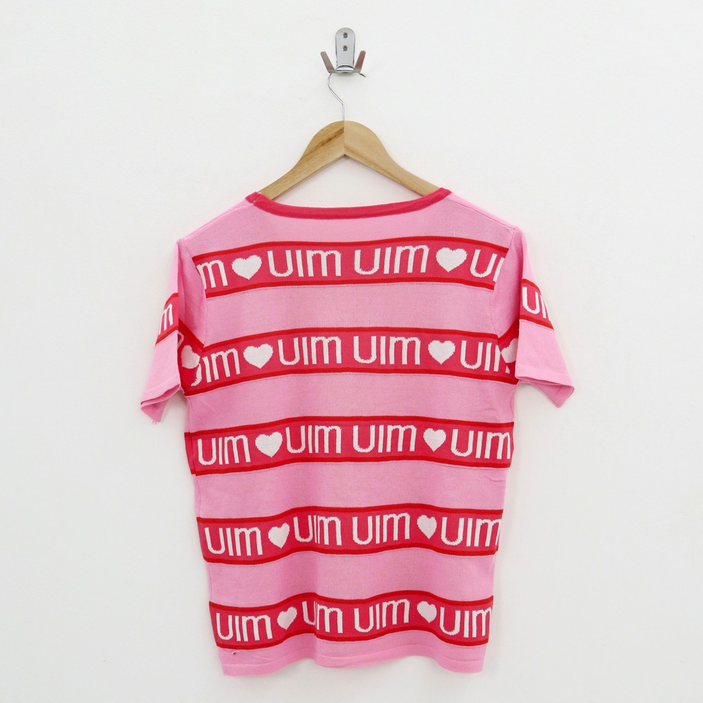 Ink love knit tee top -Thejanclothes