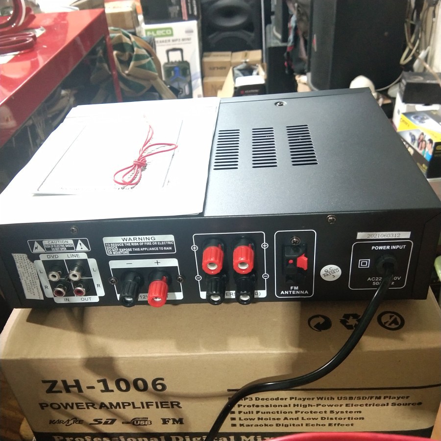 AMPLI WALET X-SYS ZH1006 BISA USB MP3 AUDIO DAN MMC CARD ZH-1006