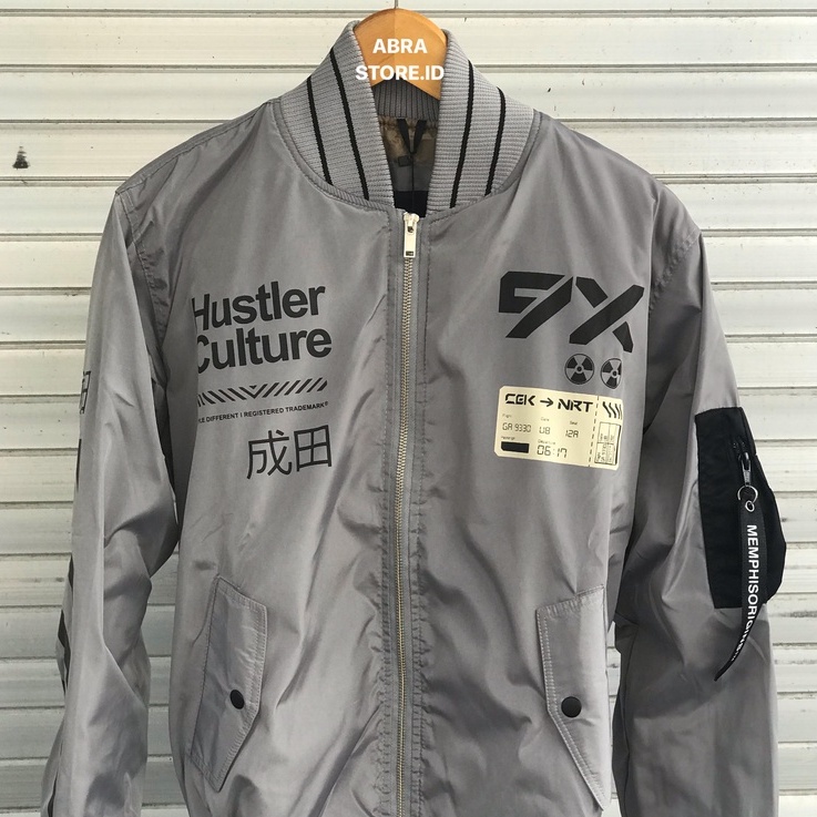 MEMPHISORIGINS - TECHNICAL BOMBER JACKET NARITA GREY