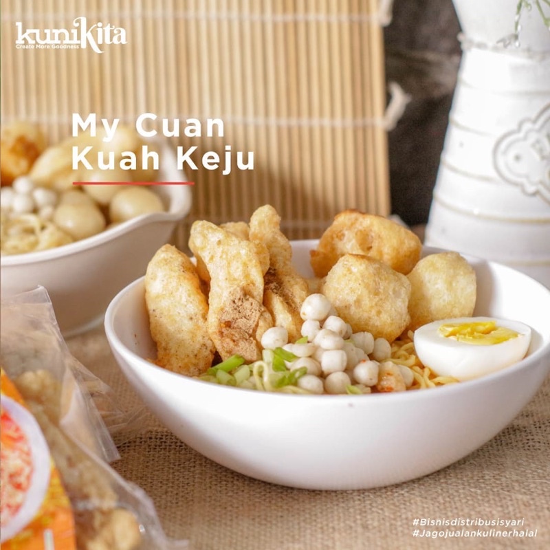 

CIOMY/MY CUAN KUAH KEJU HALAL DENGAN BUMBU PREBIOTIK