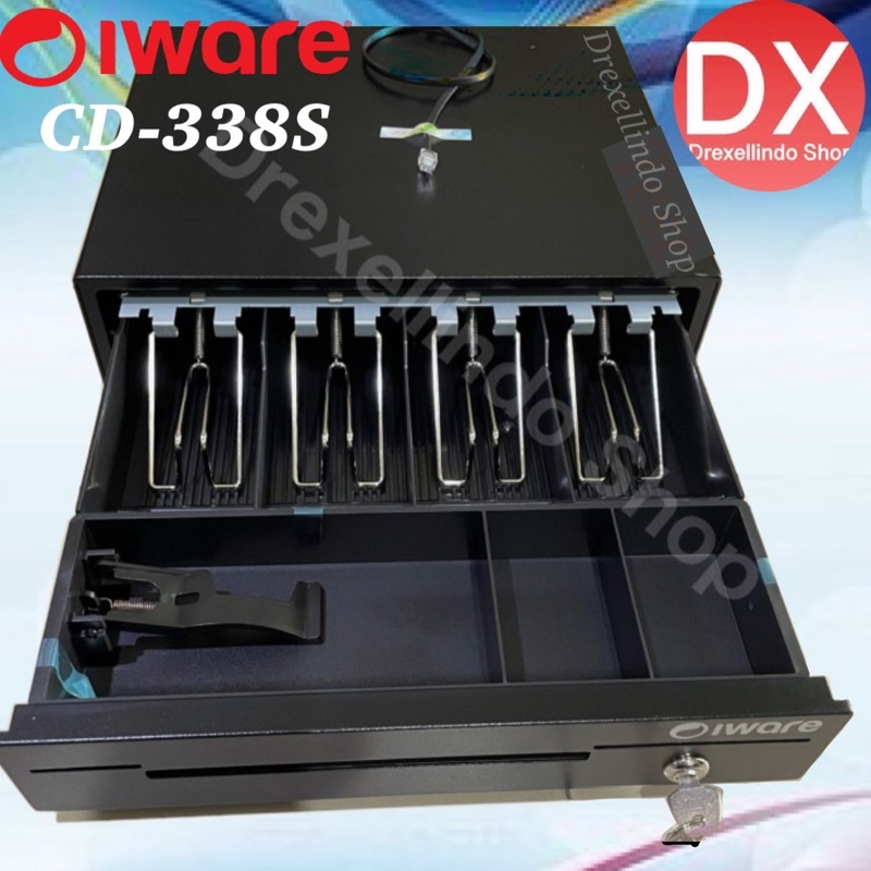 CASH DRAWER / LACI KASIR IWARE CD-338S ( 33,5 x 37 Cm ) RJ-11 - 5 BILL