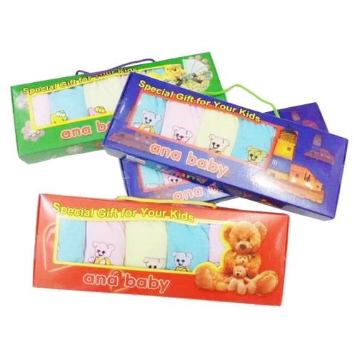 6Pcs Celana Pop Bayi Celana bayi ANA SMILE 1 Box isi 6 pcs Pilihan Kado anda-Vegasus Store(COD)