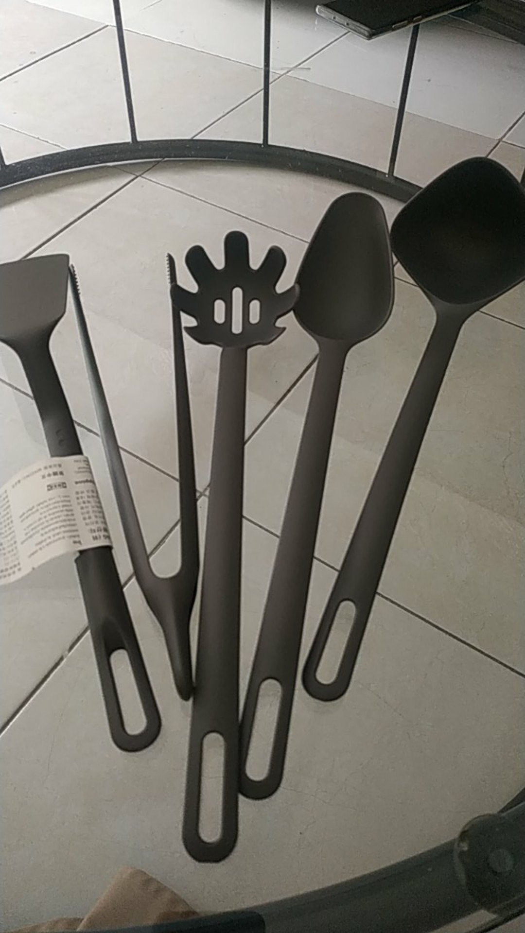 Peralatan Dapur / Set Alat Masak / Peralatan Masak, Set Isi 5, Abu-abu Fu475