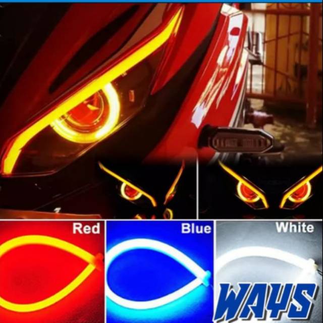 L017 LAMPU DRL ALIS LED MOBIL MOTOR OLD NEW NMAX VARIO CBR CB 150 VIXION