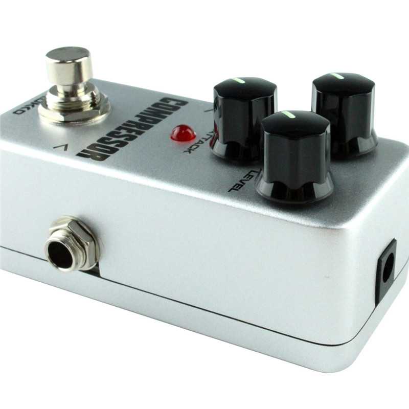 KOKKO Kompresor Pedal Efek Gitar True Bypass - CFP2-Silver