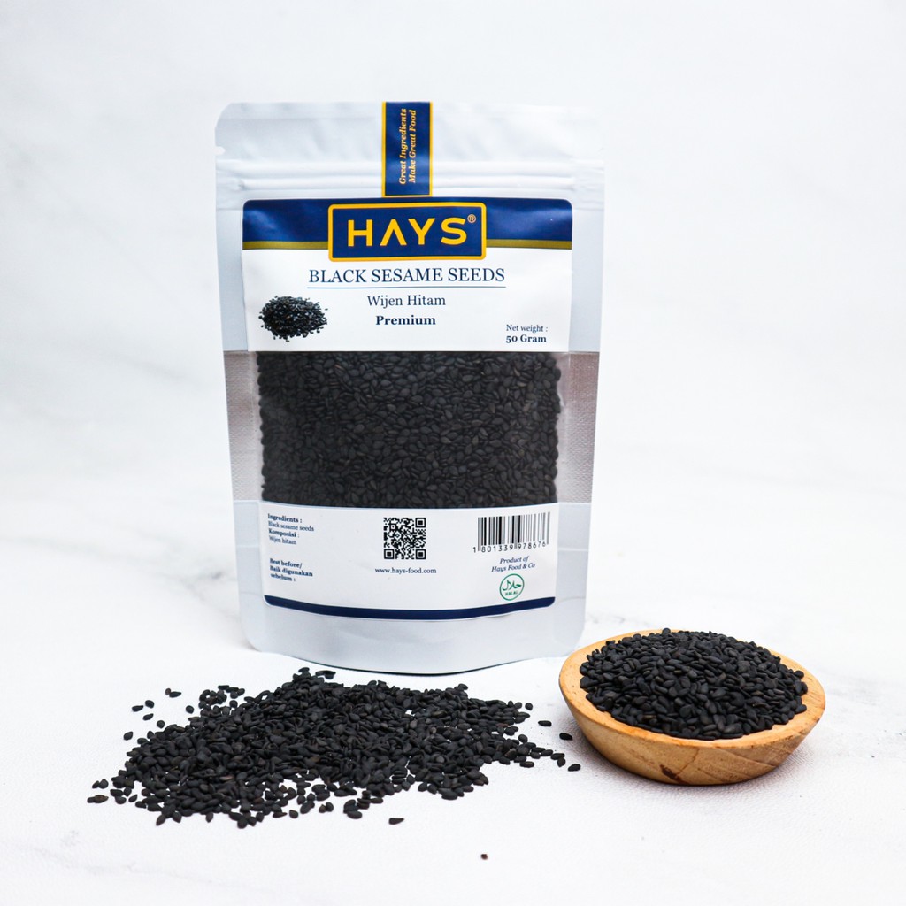 Wijen Hitam / Black Sesame Seeds - HAYS