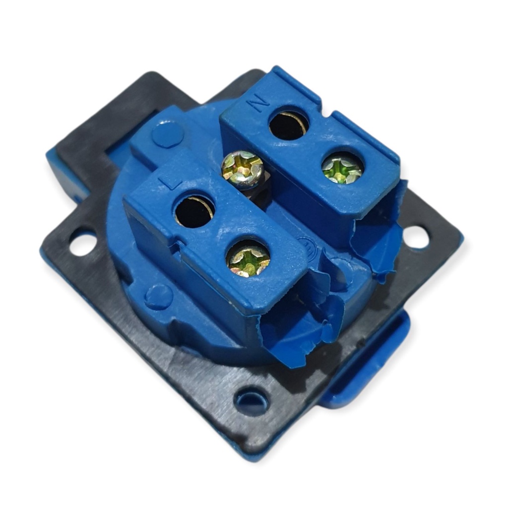 Stop Kontak Genset Electric Socket Panel Mounting Colokan Listrik Steker Genset Biru