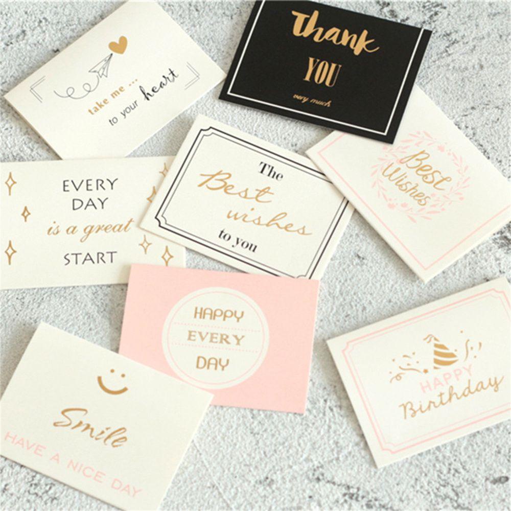 Solighter Kartu Ucapan Mini Kado Ulang Tahun Wedding Wishing Card Wish Card