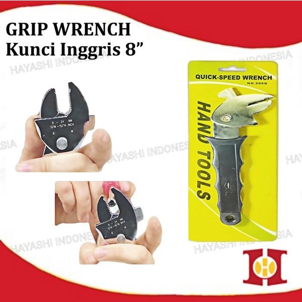 Kunci Inggris Ingris Pas Sok Mur Bengkel Press 6 8 10 Inch