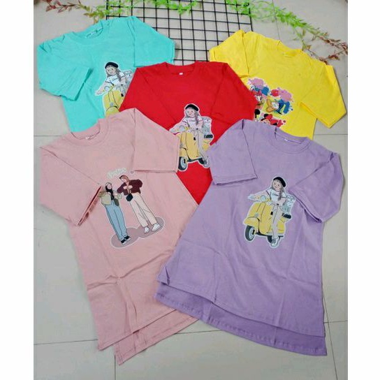 MIDI DRESS VIRAL / MIDI ANAK VIRAL /MIDI DRESS Anak KAOS OVERSIZE/ RUMAH BUSANA KARINA