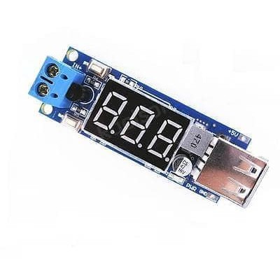 New USB Charger DC Buck Step Down Converter 5V 2A Voltmeter Module