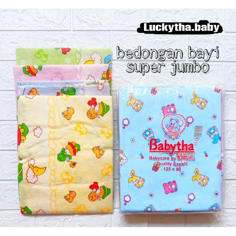 6pcs_ bedong babytha JUMBO 125 X 90 / KAIN PERNEL BAYI JUMBO  / KAIN BEDONG BAYI / alas ompol