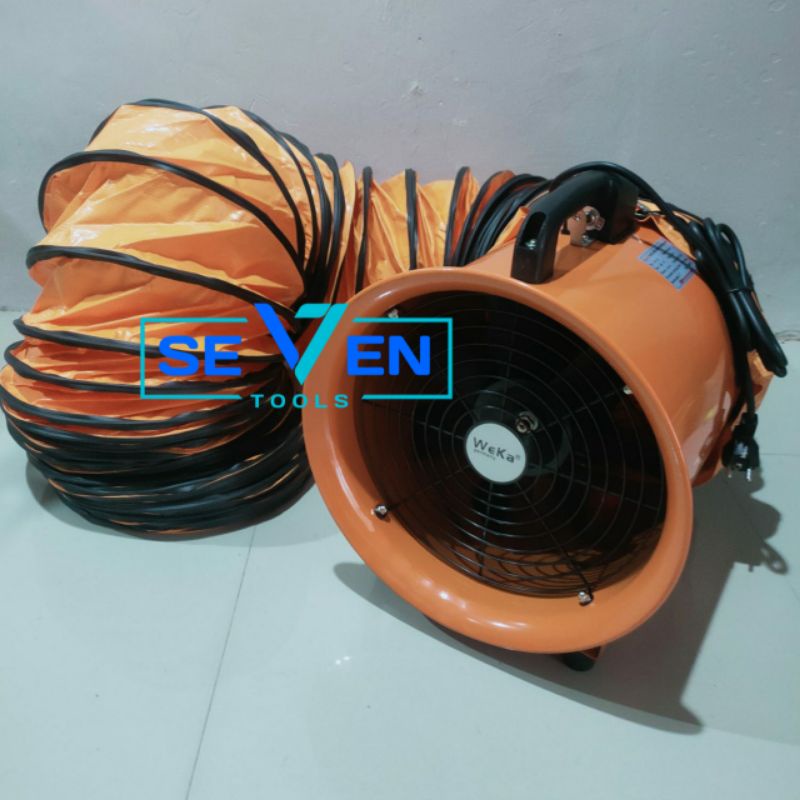 portable blower 10 inch ventilator plus flexsible duct 10 meter kipas angin WEKA Germany
