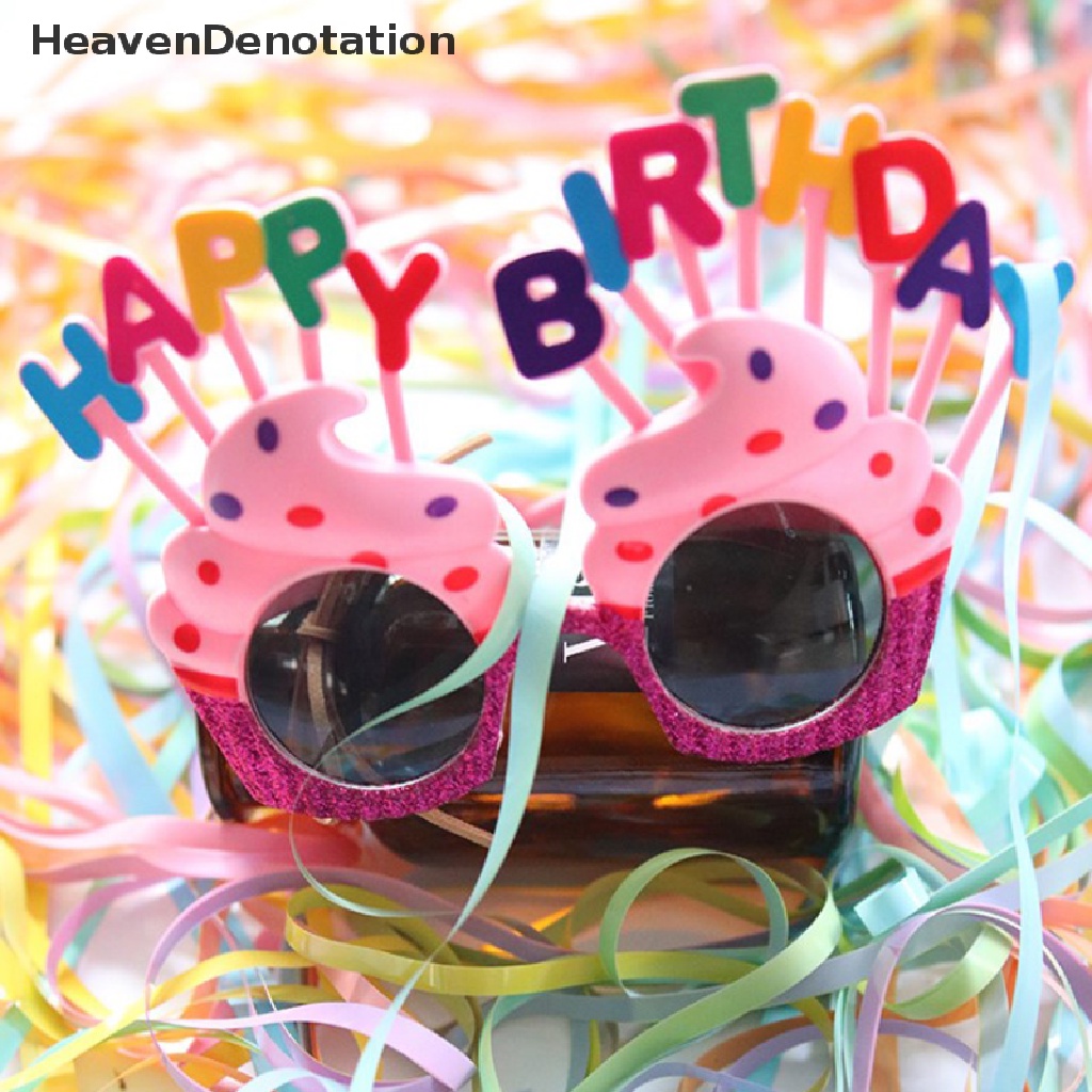 [HeavenDenotation] Birthday Party Sunglasses Funny Happy Birthday Glasses