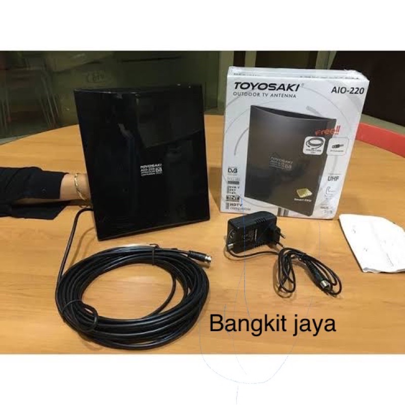 ANTENA TV DIGITAL INDOOR TOYOSAKI AIO 220 / ANTENA TV LUAR DALAM DIGITAL ANALOG TOYOSAKI / ANTENA TV