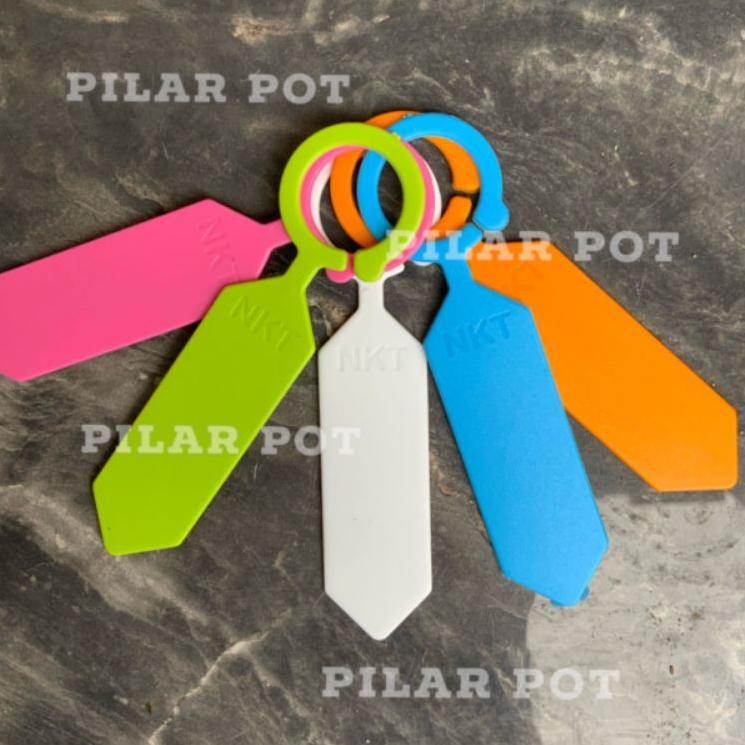 

Super Promo label tag tanaman nkt warna warni name tag bahan tebal - per pack isi 50 pcs