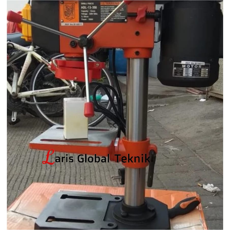 Mesin Bor duduk Bench Drill 13mm ADLER 350 Watt Original Tembaga