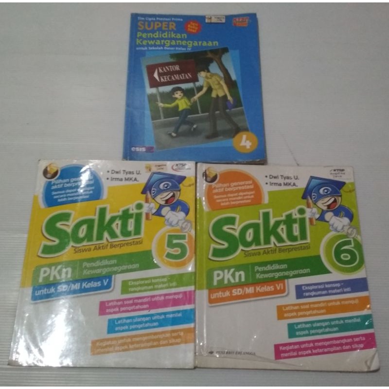 

buku bekas PKN Sakti & Super
