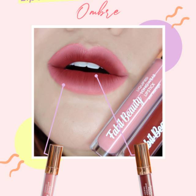 HEMAT ! Paket Ombre Najwa + Shireen || Lipcream Fabil Beauty || Lipmatte || Lipstik Matte || BPOM