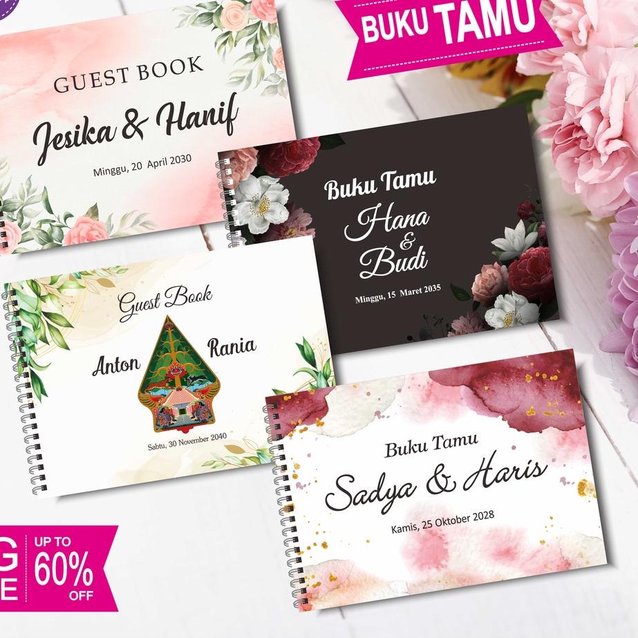 

<LoZ ☼> Buku tamu pernikahan soft cover murah /Best product