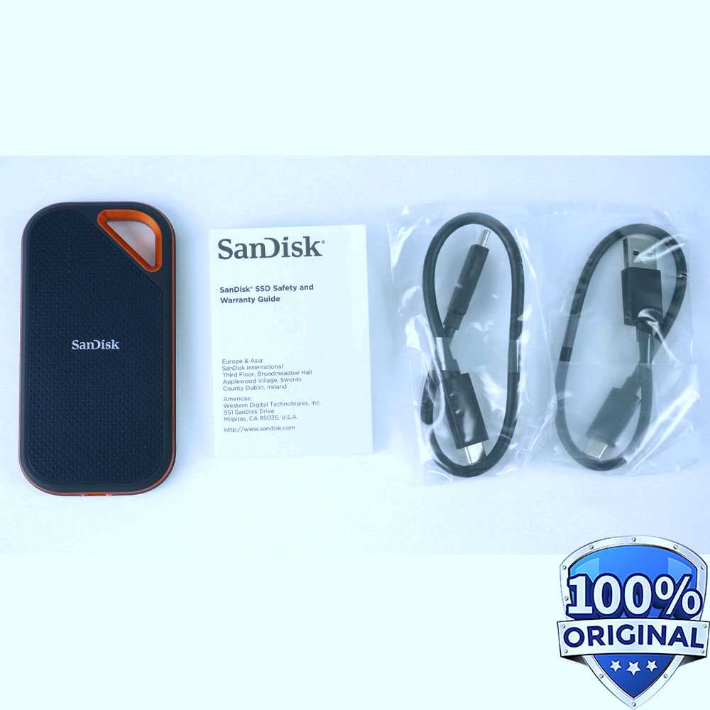 IDN TECH - SanDisk Extreme PRO Portable SSD V2 USB Type C 3.2 - SDSSDE81