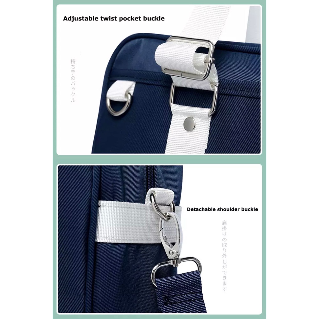 Tas Laptop Lenovo Ideapad 320 14 INCH Jinjing Handstrap FashionTrendy duck doll Size 13 14 15 16 inch⁹