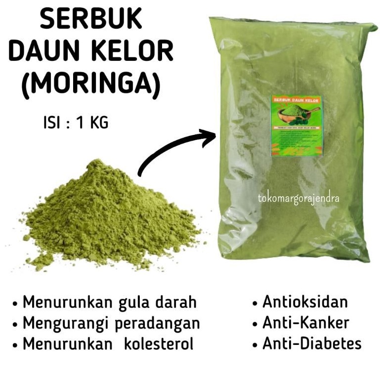 

Bubbuk Daun Kelor 1Kg