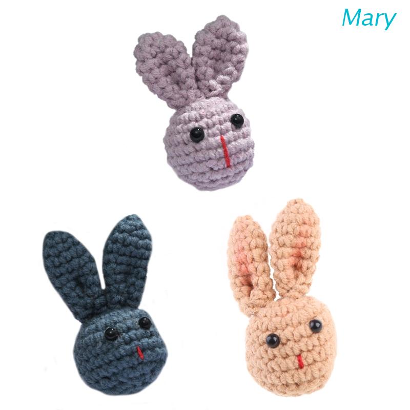 Mary Tali Empeng / Dot Rajut Crochet Handmade DIY Aksen Kelinci Untuk Bayi