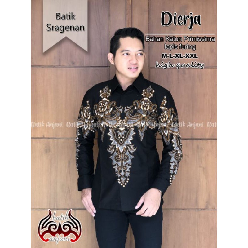 Dierja baju batik fullfuring bahan katun primissima