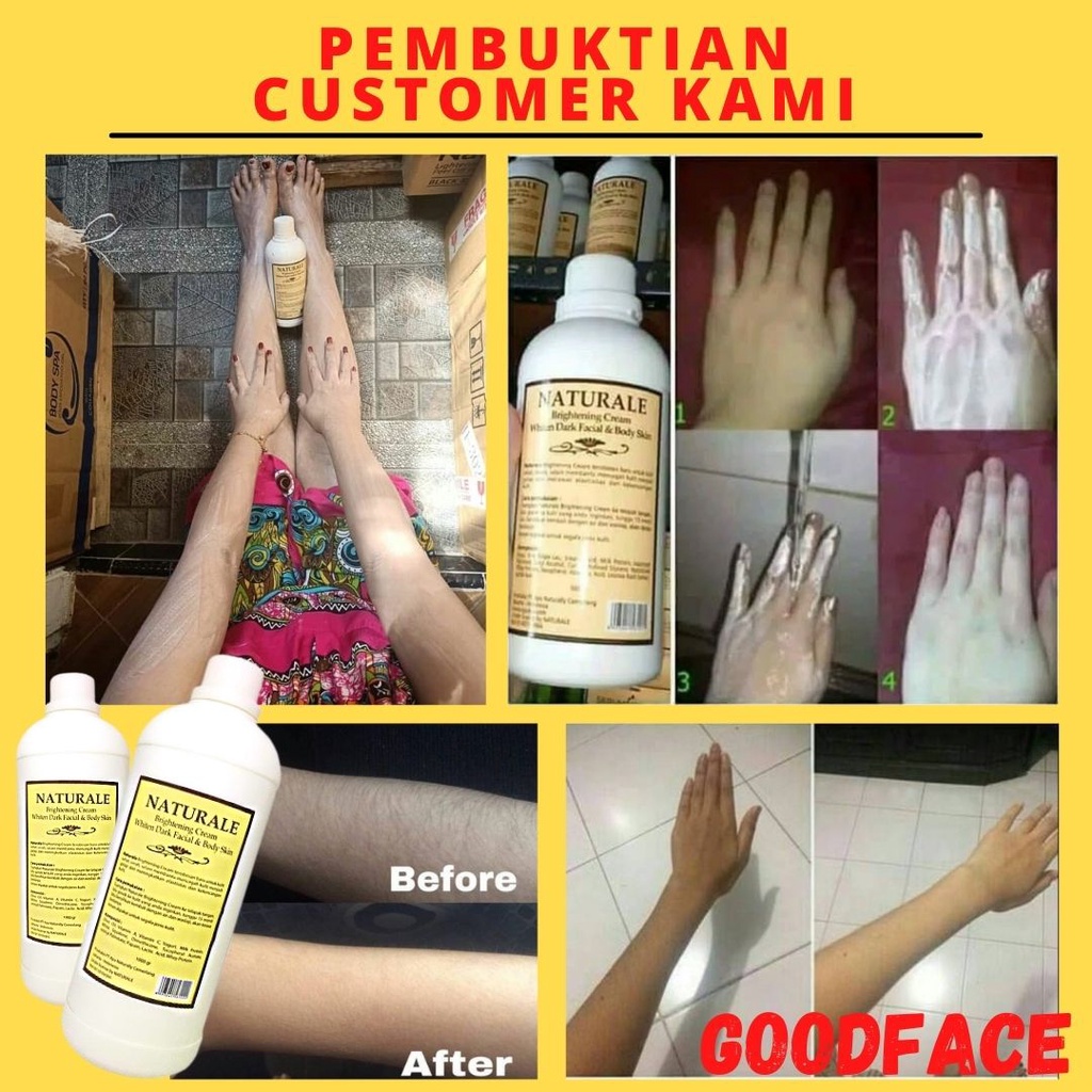 BLEACHING BADAN NATURALE CREAM 1000GR PEMUTIH BADAN PERMANEN PEMUTIH KULIT PERAWATAN BADAN