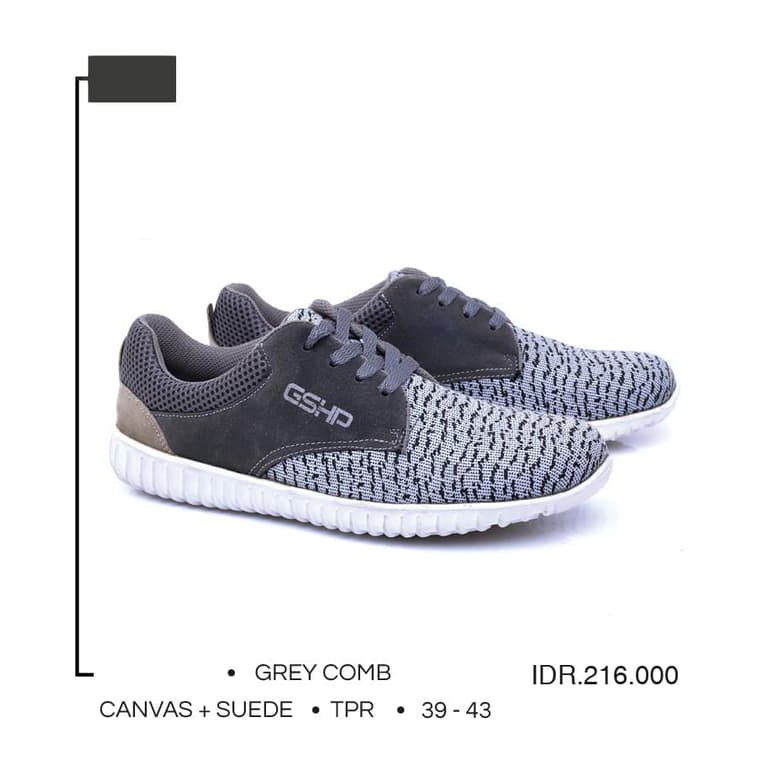 SEPATU SNEAKERS PRIA KEREN DISTRO GSHOP ORIGINAL GS6168
