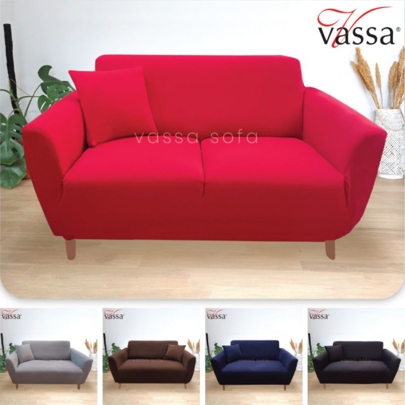 Cover sofa elastis / sarung sofa by Vassa sofa