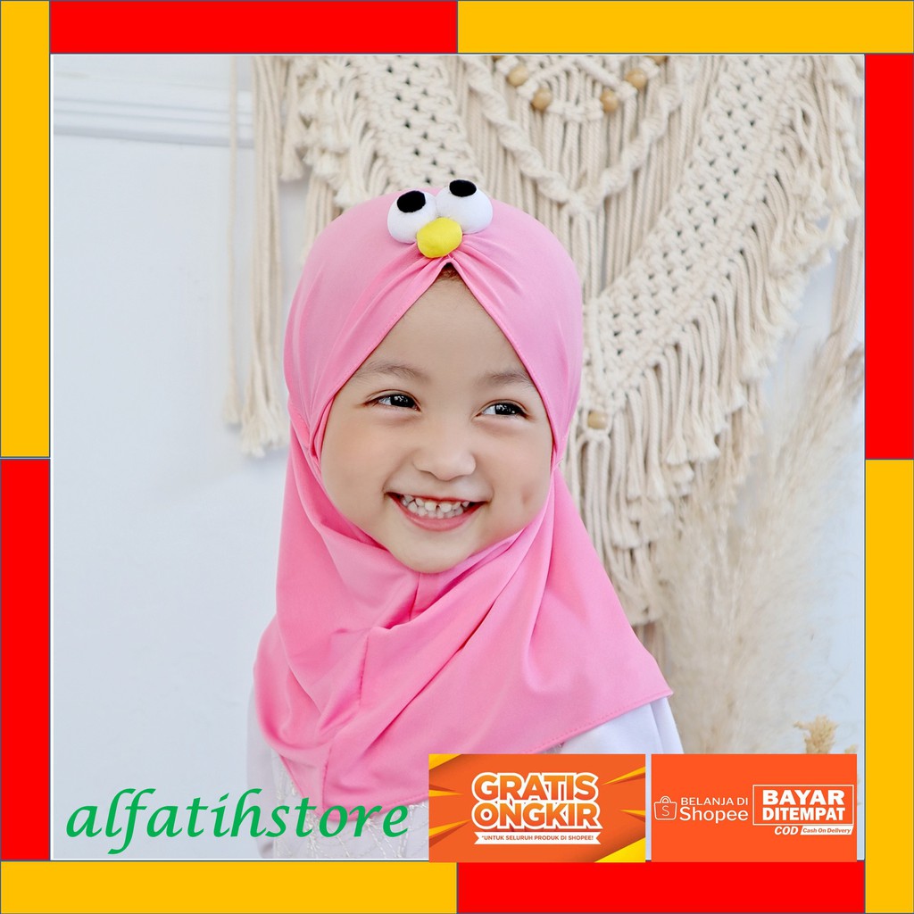 TOP PRODUK JILBAB ANAK ELMO / JILBAB ANAK LUCU / HIJAB ANAK MURAH / KERUDUNG ANAK PEREMPUAN KERUDUNG ANAK BAYI PEREMPUAN JILBAB ANAK 2 TAHUN HIJAB ANAK BAYI TERBARU