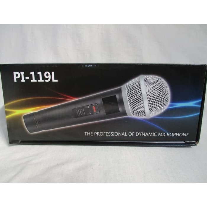 Mic Microphone Karaoke PIONEER PI-119L/Mic Kabel Vokal Dynamic***TOP