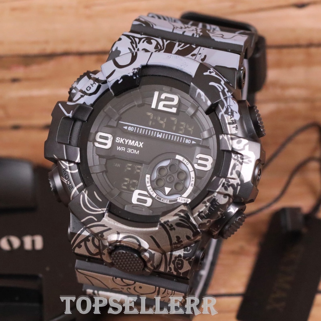 best seller!!!!! JAM TANGAN SKYMAX PRIA 1919 WATERPROOF