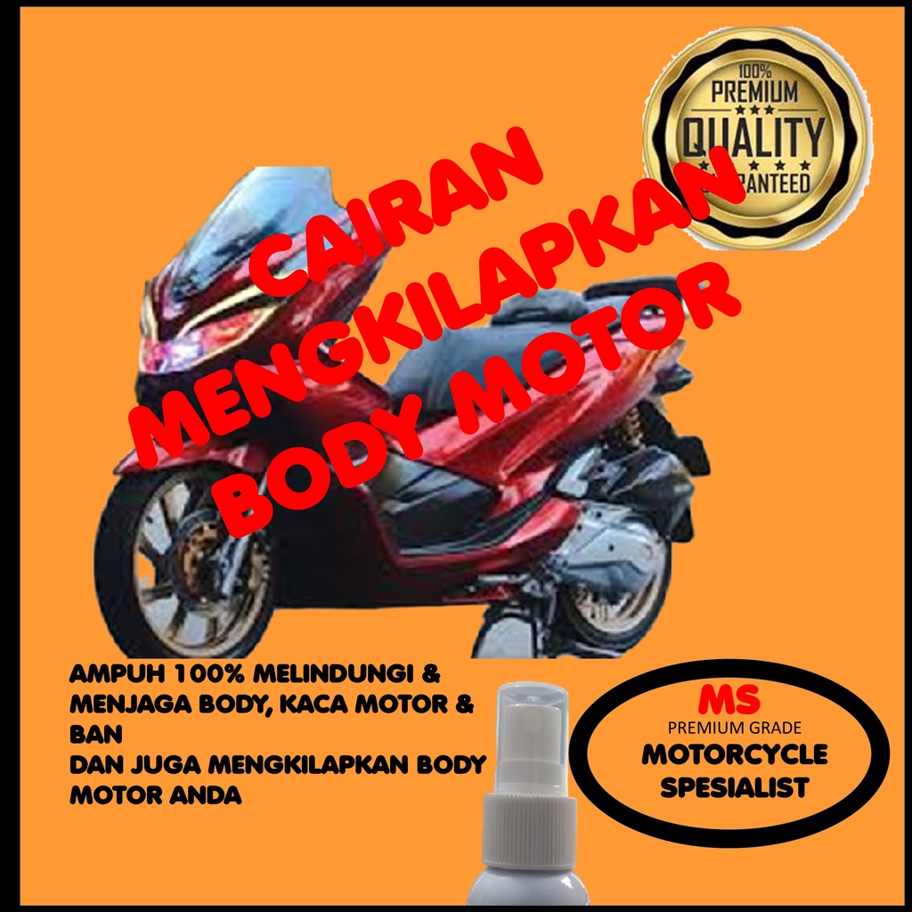 Cairan Pengkilap Body Motor Doff 100 ML, Pembersih Body Motor Seperti Baru, Cairan Pembersih Body Mo