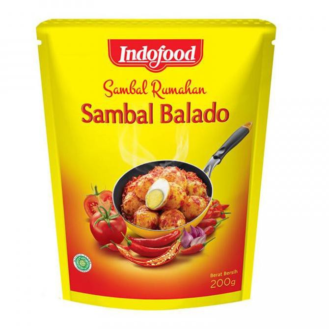 

Ready 6F7YL Indofood Sambal Balado Merah 200 gr 99 Model Baru