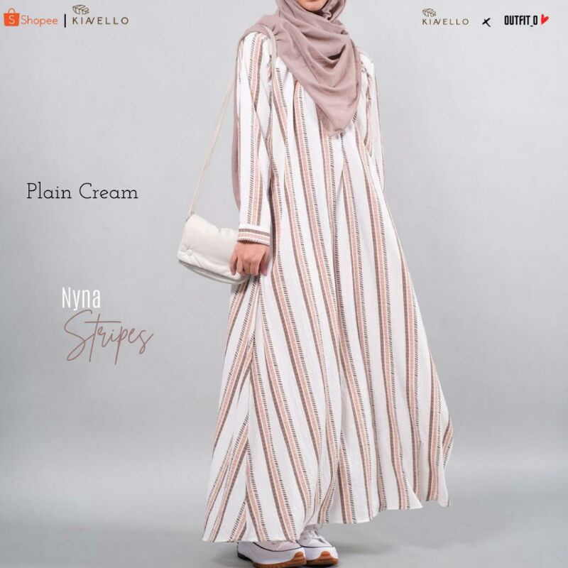 nyna dress stripe outfit_o kiavello
