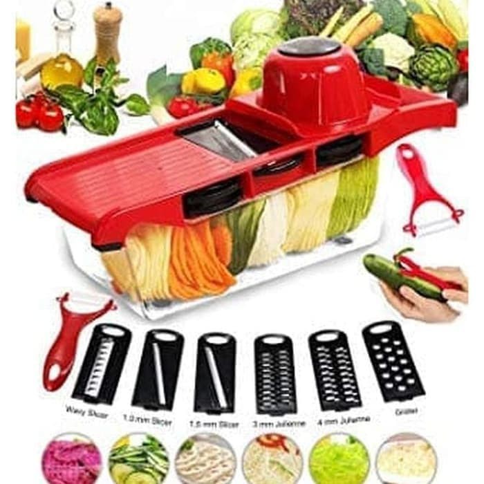 MAGIC FRUIT VEGETABLE SLICER Alat PEMOTONG SAYUR BUAH parutan 7in1