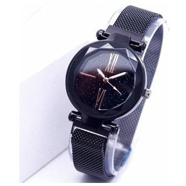 PA JAM TANGAN WANITA ANALOG RANTAI MAGNET MURAH QUARTZ KOREA FASHION IMPORT PASIR ZM013