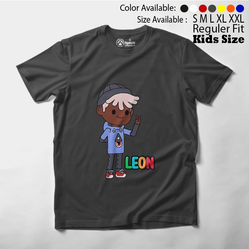 Baju Kaos Atasan Anak Laki-Laki Perempuan Toca Boca World Life Game Anak