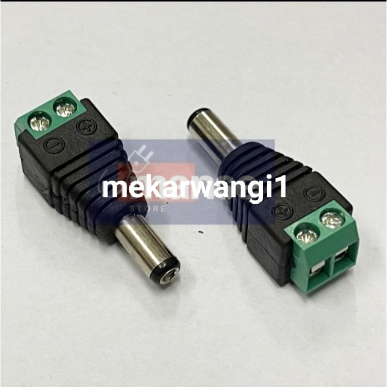 Jack DC Baut Cowo / Male DC Power Connector (5,5mm x 2,1mm)