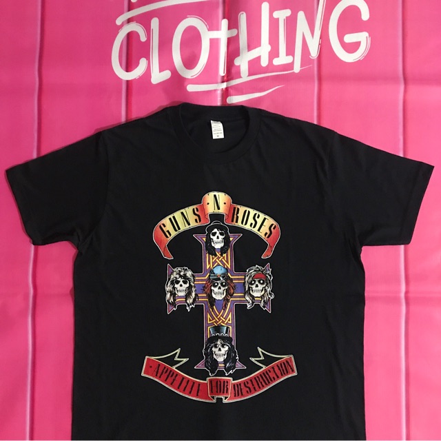 Kaos Guns N' Roses Appetite for destruction