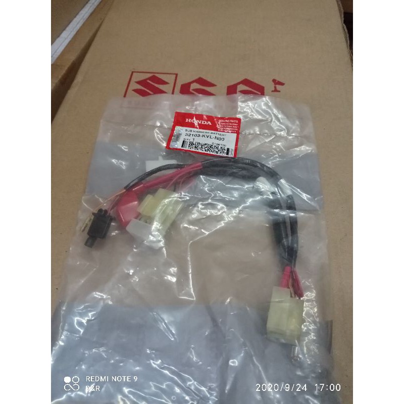 kabel body bagian aki supra x 125 2007 asli  32103-KVL-N00 ori  original 100%