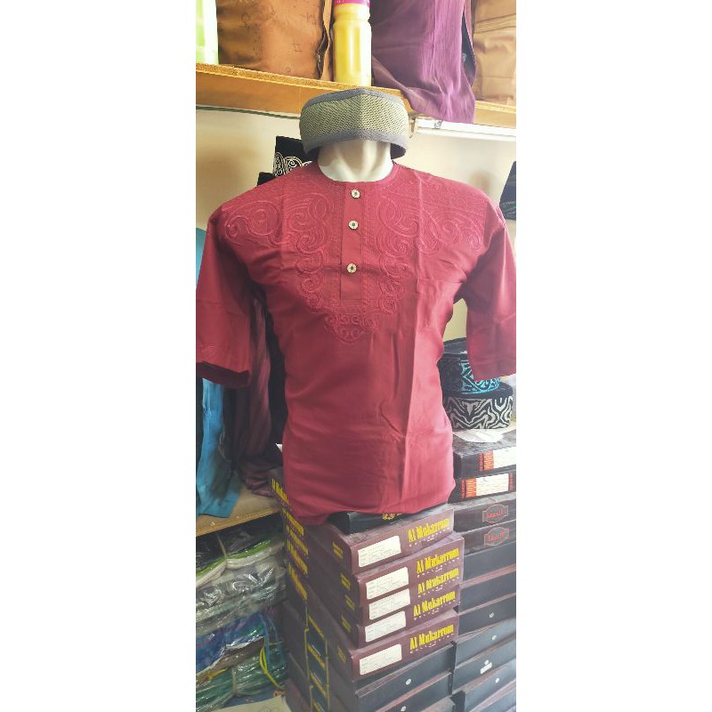 baju koko/ taqwa. alira casual oblong lengan pendek