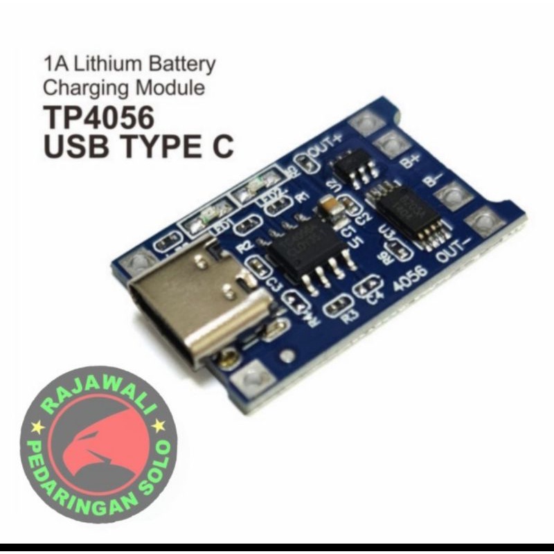 MODUL CHARGER 18650 USB C LITHIUM BATTERY CHARGER MODUL
