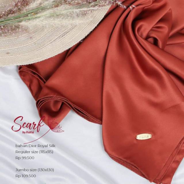 HIJAB SEGIEMPAT SYARI SILK ||  KEKE